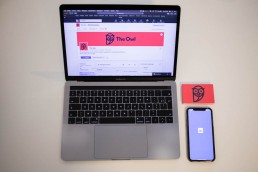 The Owl laptop iPhone